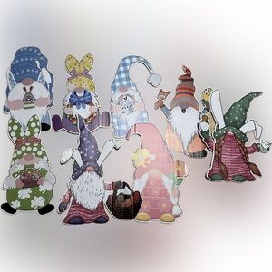 Easter Gnomes Decorations Weatherproof Outdoor Spring Home Garden Party Decor